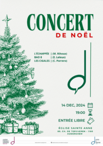 CONCERT de Noël @ Eglise Ste Anne d'Auderghem