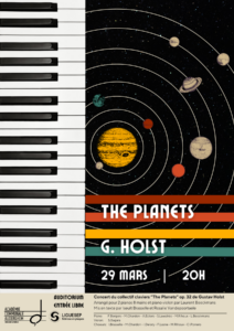 “The Planets”,Gustav Holst - Concert du collectif claviers